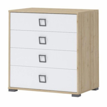 Pécs bútor Komód Kiki F4-BK/KI-15 beech/white