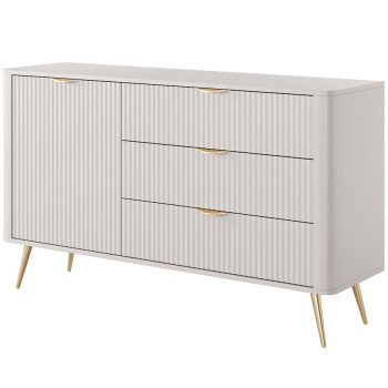 Pécs bútor Komód Lante D 138 D3S beige