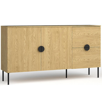 Pécs bútor Komód Mond 2D 2SZ 03-B tölgy