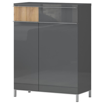 Pécs bútor Komód Onyx Cpl21 Pacific Walnut/Anthracite
