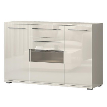 Pécs bútor Komód Piano K150V-3KS1F/PN-71/KA/71 beige