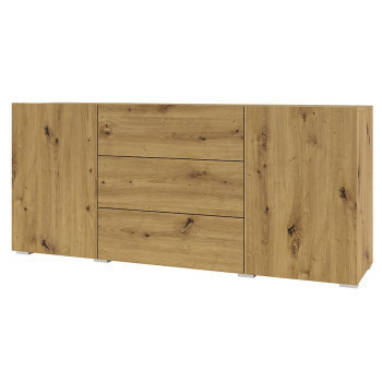 Pécs bútor Komoód 2d3s Ava 26 artisan/fekete