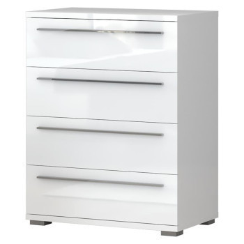 Pécs bútor Komoód Piano 4S F4/PN-70/KA/70 crystal white