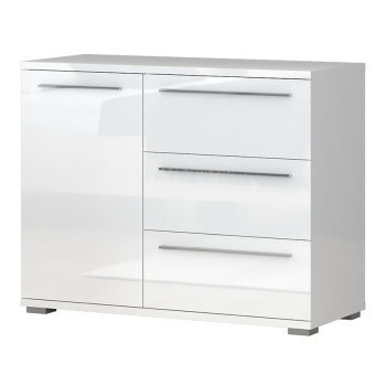 Pécs bútor Komoód Piano K13/PN-70/KA-70 crystal white