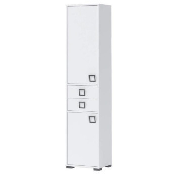 Pécs bútor Könyvszekrény Kiki V22-BE/KI-15 white/white
