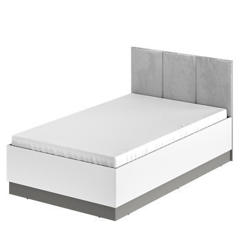 Pécs bútor Mell 01 szürke ágy 120 + keret lifttel