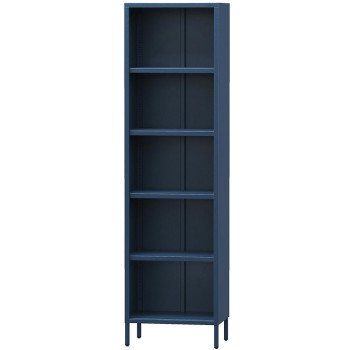 Pécs bútor Regál Fém Magas Mario Modern Dark Blue