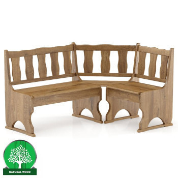 Pécs bútor Sarokpad fenyő NR101-150x86x110 tölgy