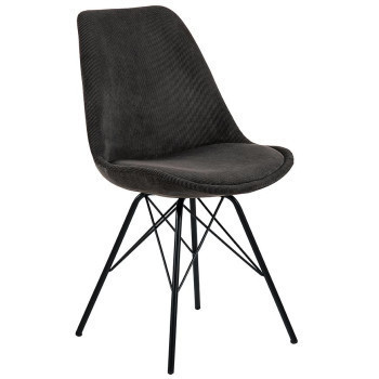 Pécs bútor Szék anthracite 2 db