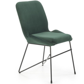 Pécs bútor Szék K454 Velvet/Fém Sötétzöld