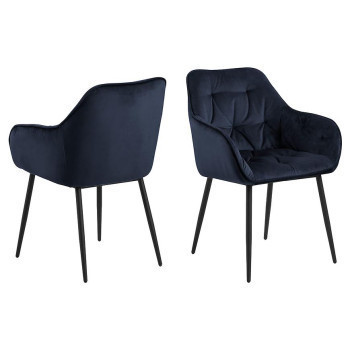 Pécs bútor Szék midnight blue 2 db