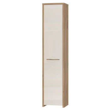 Pécs bútor Szekrény 1d Gala V1 Pacific Walnut/Beige
