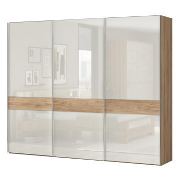 Pécs bútor Szekrény 3d Gala pk281/gl pacific walnut/beige