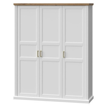 Pécs bútor Szekrény 3d Tara p3/ta white/pacific walnut