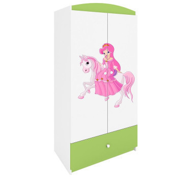 Pécs bútor Szekrény Babydreams Zöld – Hercegnő 1