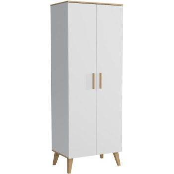 Pécs bútor Szekrény Dita+Falipolc white/oak sonoma