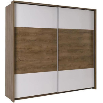 Pécs bútor Szekrény Latika tölgy/fehér 230 cm