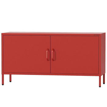 Pécs bútor Szekrény RTV Fém Rosa Modern Red