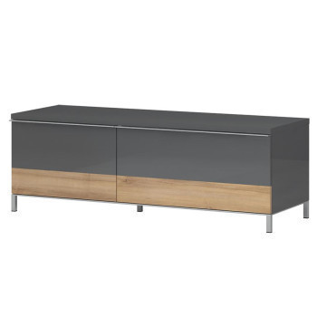 Pécs bútor Szekrény RTV Onyx TV130-1K1F/ON anthracite/pacific walnut