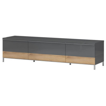 Pécs bútor Szekrény RTV Onyx TV180-2K1F/ON anthracite/pacific walnut