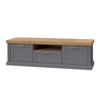 Pécs bútor Szekrény RTV Tara TV2K1F graphite/pacific walnut
