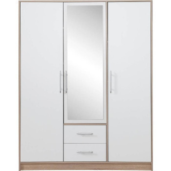 Pécs bútor Szekrény Smart SRl1 150 cm tölgy sonoma/fehér