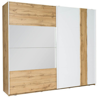 Pécs bútor Szekrény Wood 12 250 cm fehér Wotan