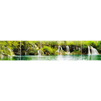 Pécs bútor Üveg panel 60/300 Waterfall-3 5-Elem