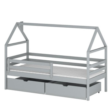 Pécs bútor Víkendház Ágy Aron 90x200 grey