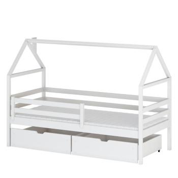 Pécs bútor Víkendház Ágy Aron 90x200 white