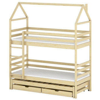 Pécs bútor Víkendház Ágy Dalia 80x160 pine