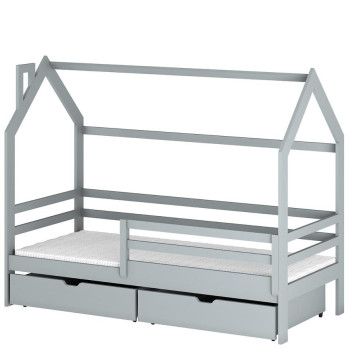 Pécs bútor Víkendház Ágy Lila 90x200 grey