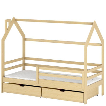 Pécs bútor Víkendház Ágy Lila 90x200 pine