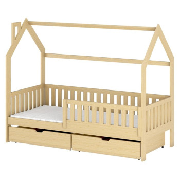 Pécs bútor Víkendház Ágy Natan 90x200 pine
