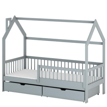 Pécs bútor Víkendház Ágy Oskar 90x200 grey