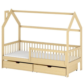Pécs bútor Víkendház Ágy Oskar 90x200 pine