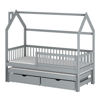 Pécs bútor Víkendház Ágy Papi 90x200 grey