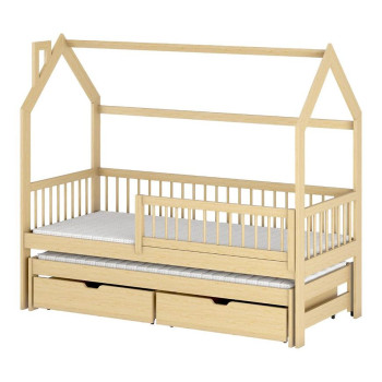 Pécs bútor Víkendház Ágy Papi 90x200 pine