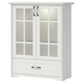 Pécs bútor Vitrin Evergreen EG-K21S polar pine/ivory