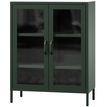 Pécs bútor Vitrin Fém Gina Modern Bottle Green